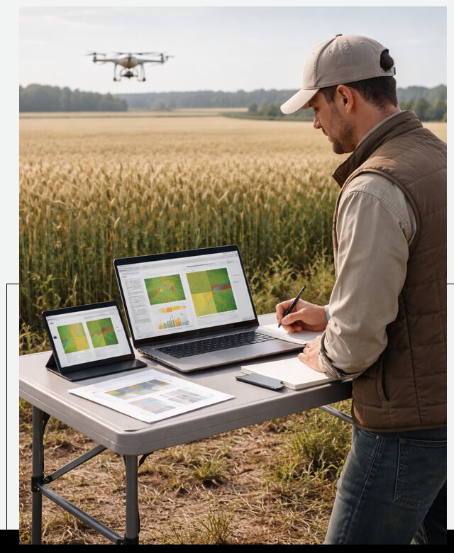 Система AI прогнозирования урожайности для точных агрономий в Пыти-Яхах