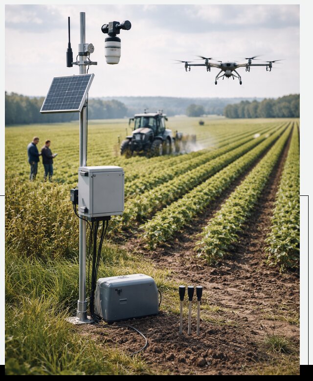 Разработка IoT мониторинга полей в Пыти-Яхах от 8647 р. | АвикейПть